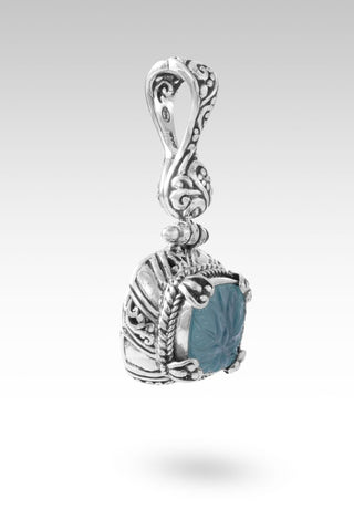 Ultimate Defender Pendant™ in Light Blue Onyx - Single Stone - only found at SARDA™