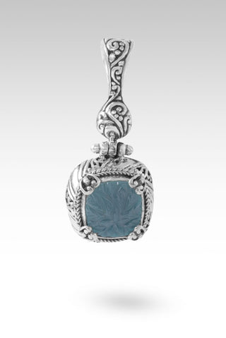 Ultimate Defender Pendant™ in Light Blue Onyx - Single Stone - only found at SARDA™