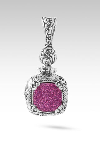 Ultimate Defender Pendant™ in Pink Cashmere™ Drusy - Single Stone - only found at SARDA™