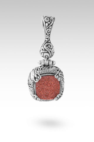 Ultimate Defender Pendant™ in Yam Rhumba™ Drusy - Single Stone - only found at SARDA™