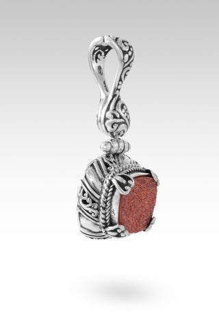 Ultimate Defender Pendant™ in Yam Rhumba™ Drusy - Single Stone - only found at SARDA™