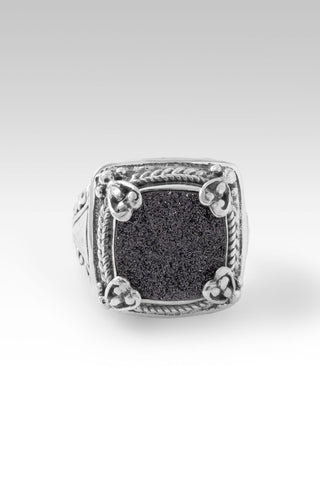 Ultimate Protector Ring™ in Black Knight™ Drusy - Statement - only found at SARDA™