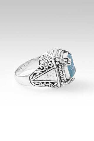 Ultimate Protector Ring™ in Light Blue Onyx - Statement - only found at SARDA™