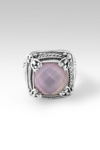 Ultimate Protector Ring™ in Rose Quartz Mother of Pearl - Statement - only found at SARDA™