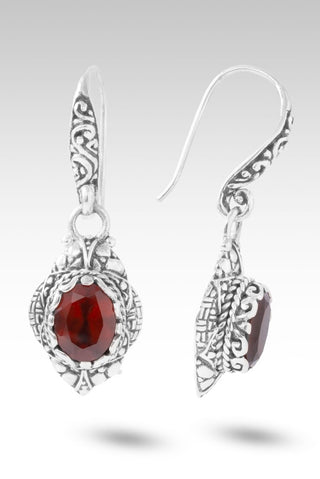 Unchanging Faithfulness Earrings™ in Hessonite Garnet - Bali Wire - only found at SARDA™