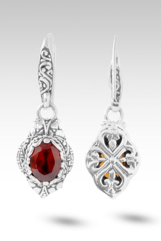 Unchanging Faithfulness Earrings™ in Hessonite Garnet - Bali Wire - only found at SARDA™
