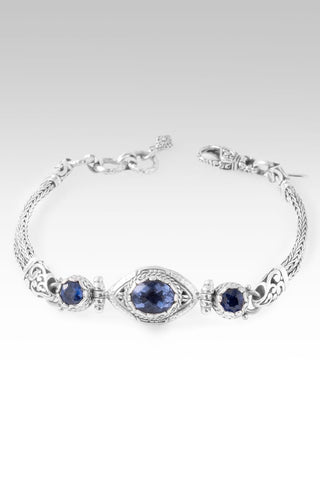 Unchanging Grace Bracelet™ in Blue Violet Fluorite & Blue Kyanite - Multi Stone - only found at SARDA™