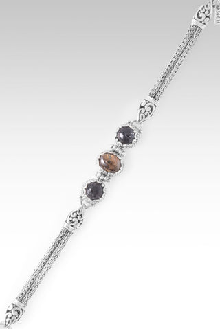 Unchanging Grace Bracelet™ in Copper Rutilated Quartz & Odyssey Black Knight™ Mystic Quartz - Multi Stone - only found at SARDA™