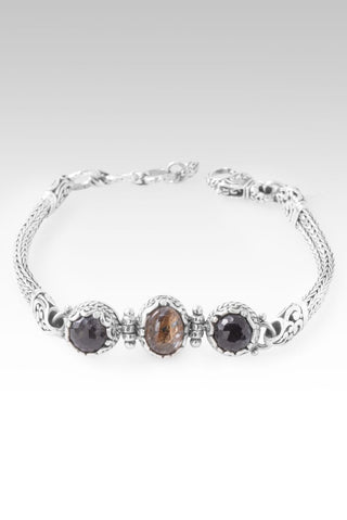 Unchanging Grace Bracelet™ in Copper Rutilated Quartz & Odyssey Black Knight™ Mystic Quartz - Multi Stone - only found at SARDA™