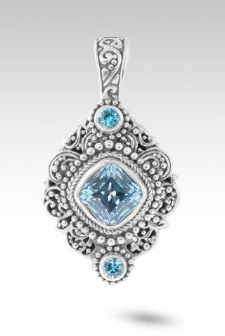 Unchanging Grace Pendant™ in Arctic Blue Topaz & Blue Zircon - Multi Stone - only found at SARDA™