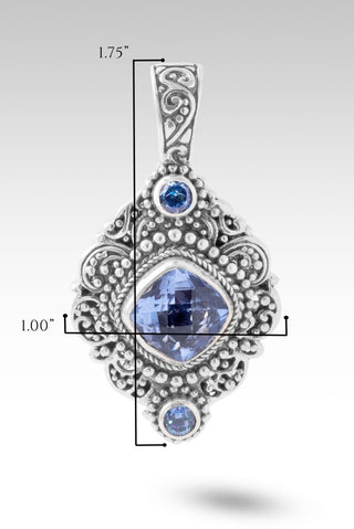 Unchanging Grace Pendant™ in Blue Violet Fluorite & Sheer Luck™ Mystic Topaz - Multi Stone - only found at SARDA™