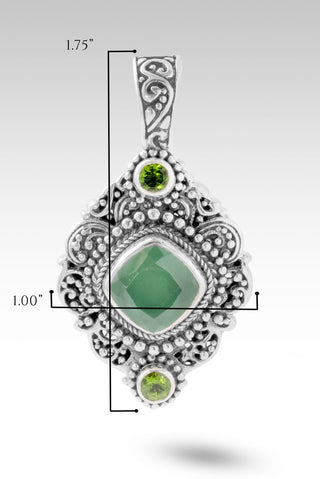 Unchanging Grace Pendant™ in Green Quartz & Chrome Diopside - Multi Stone - only found at SARDA™