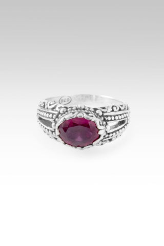 Unchanging Mercy Ring™ in Red Ruby - Dinner - only found at SARDA™