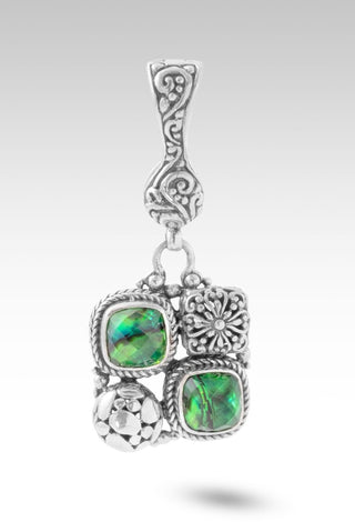 🎁 Unconditional Grace Pendant™ in Emerald Green Abalone (100% off) - only found at SARDA™