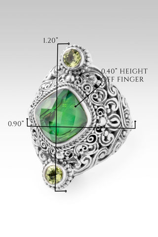 Unconditional Grace Ring™ in Emerald Green Abalone - Multi Stone - only found at SARDA™