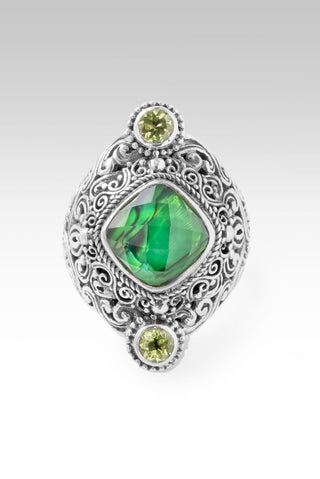 Unconditional Grace Ring™ in Emerald Green Abalone - Multi Stone - only found at SARDA™