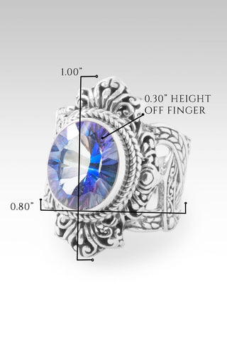 Unconditional Grace Ring™ in Odyssey Universe™ Mystic Quartz - Statement - only found at SARDA™