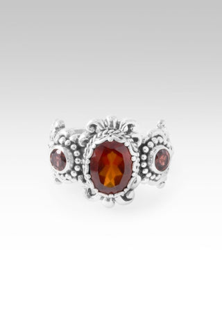 Unwavering Hope Ring™ in Hessonite Garnet & Garnet - Dinner - only found at SARDA™