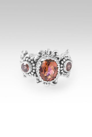Unwavering Hope Ring™ in Picture Show™ Mystic Quartz & Red Velvet Zircon - Dinner - only found at SARDA™