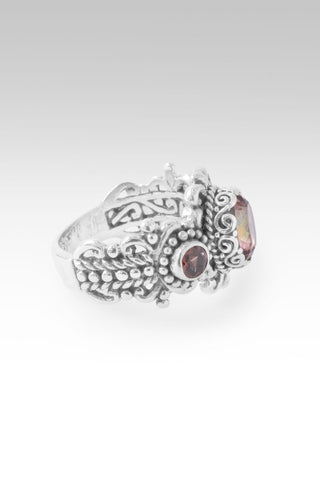 Unwavering Hope Ring™ in Picture Show™ Mystic Quartz & Red Velvet Zircon - Dinner - only found at SARDA™
