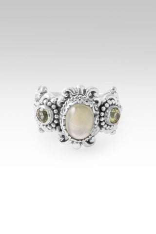 Unwavering Hope Ring™ in Prehnite & Peridot - Dinner - only found at SARDA™