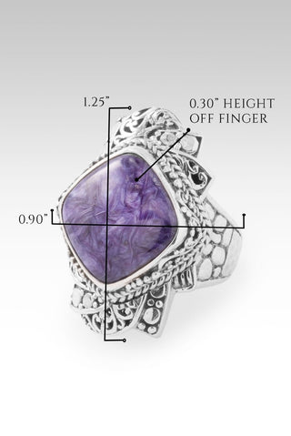 UR Always Here Ring™ in Charoite - Statement - only found at SARDA™