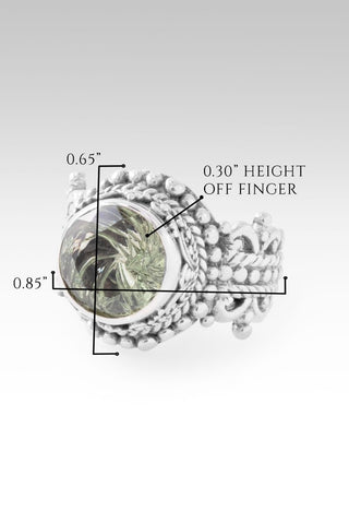 UR Always Seen Ring™ in Prasiolite - Dinner - only found at SARDA™
