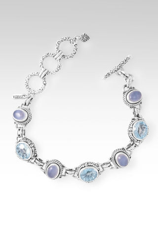 UR By My Side Bracelet™ in Arctic Blue Topaz & Chalcedony - Multi Stone - only found at SARDA™