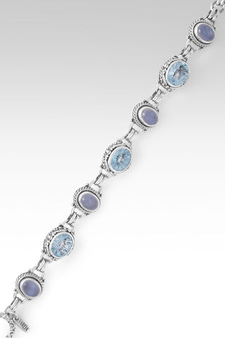 UR By My Side Bracelet™ in Arctic Blue Topaz & Chalcedony - Multi Stone - only found at SARDA™
