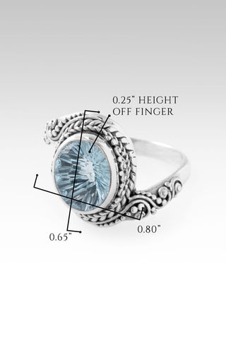 UR By My Side Ring™ in Arctic Blue Topaz - Dinner - only found at SARDA™