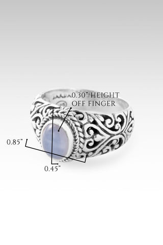 UR By My Side Ring™ in Chalcedony - Stackable - only found at SARDA™