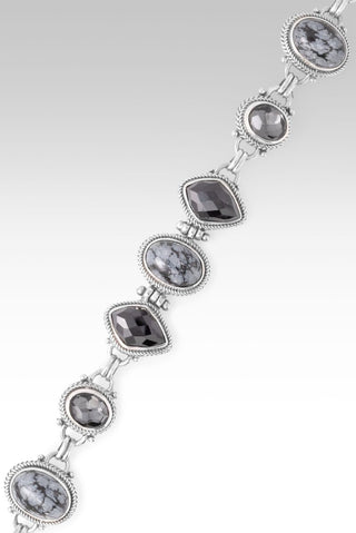 UR Good Plans Bracelet™ in Snowflake Obsidian, Black Spinel & Odyssey Black Knight™ Mystic Quartz - Multi Stone - only found at SARDA™