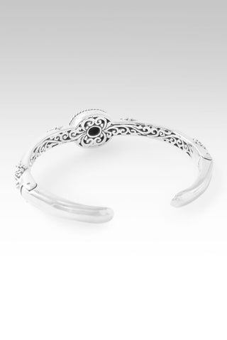 UR Good Plans Cuff Bracelet™ in Snowflake Obsidian - Cuff - only found at SARDA™