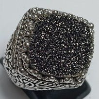 UR Grace Ring™ in Black Knight™ Drusy - Statement - only found at SARDA™