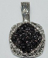 UR Light Pendant™ in Black Knight™ Drusy - Single Stone - only found at SARDA™