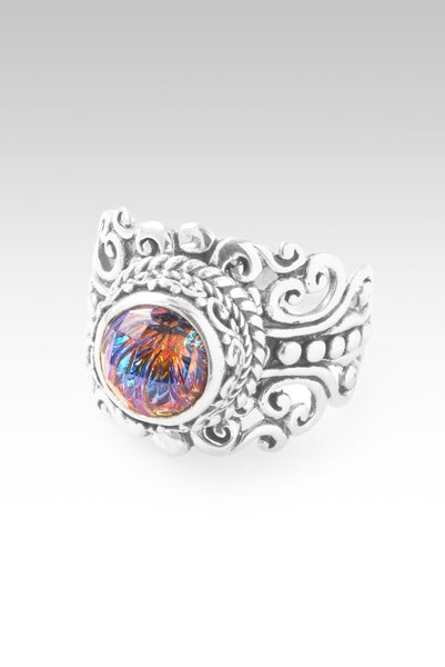 UR Love is Fierce Ring II™ in Northern Lights™ Mystic Quartz