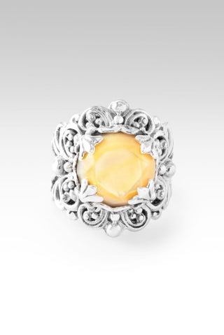 UR Love is Fierce Ring II™ in Yellow Mother of Pearl - Dinner - only found at SARDA™