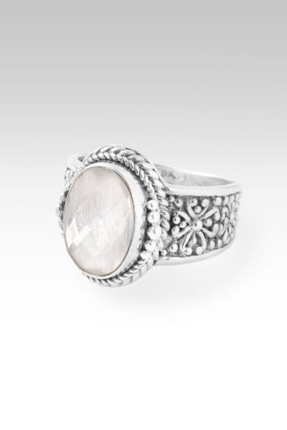 UR Mercy Ring™ in Platinum Quartz - Stackable - only found at SARDA™