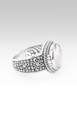 UR Mercy Ring™ in Platinum Quartz - Stackable - only found at SARDA™