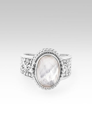 UR Mercy Ring™ in Platinum Quartz - Stackable - only found at SARDA™