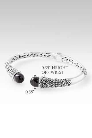 UR Mess, His Healing Tip - to - Tip Bracelet™ in Black Spinel - Tip - to - Tip - only found at SARDA™