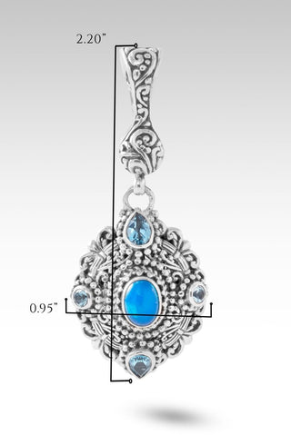 UR My Saving Grace Pendant™ in Paraiba Ethiopian Opal, Swiss Blue Topaz & Arctic Blue Topaz - Multi Stone - only found at SARDA™