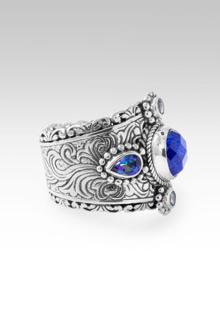 UR My Saving Grace Ring™ in Lapis, Sheer Luck™ Mystic Topaz & Arctic Blue Topaz - Statement - only found at SARDA™