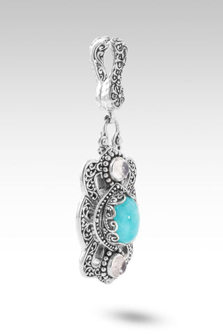 UR Nature to Come Through Pendant™ in Amazonite & Rainbow Moonstone - Multi Stone - only found at SARDA™