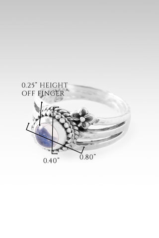 UR Nature to Come Through Ring™ in Rainbow Moonstone - Stackable - only found at SARDA™