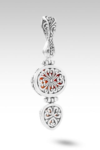 UR Peace I Was Missing Pendant™ in Banded Carnelian Agate & Peach Sunstone - Multi Stone - only found at SARDA™