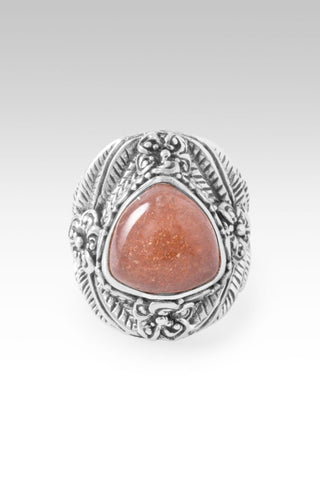 UR Peace I Was Missing Ring™ in Peach Sunstone - Statement - only found at SARDA™