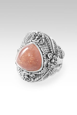 UR Peace I Was Missing Ring™ in Peach Sunstone - Statement - only found at SARDA™