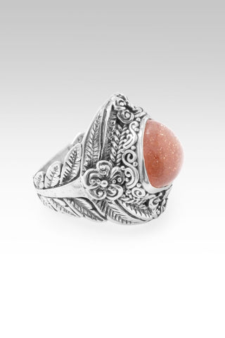 UR Peace I Was Missing Ring™ in Peach Sunstone - Statement - only found at SARDA™