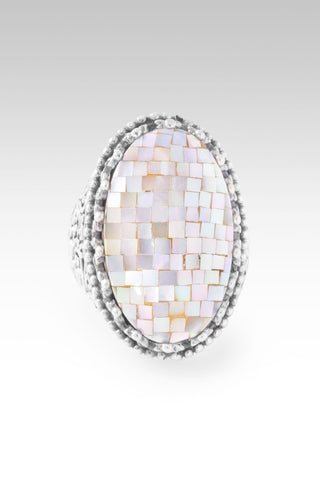 UR Priceless Ring™ in Rainbow Champagne Mother of Pearl Mosaic - Statement - only found at SARDA™